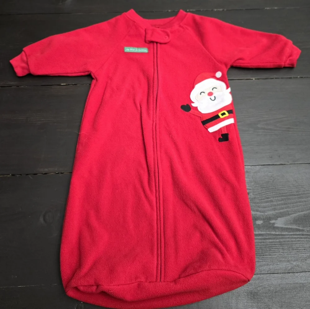 Size 0-9 Months Carters My First Christmas Baby Sleep Sack